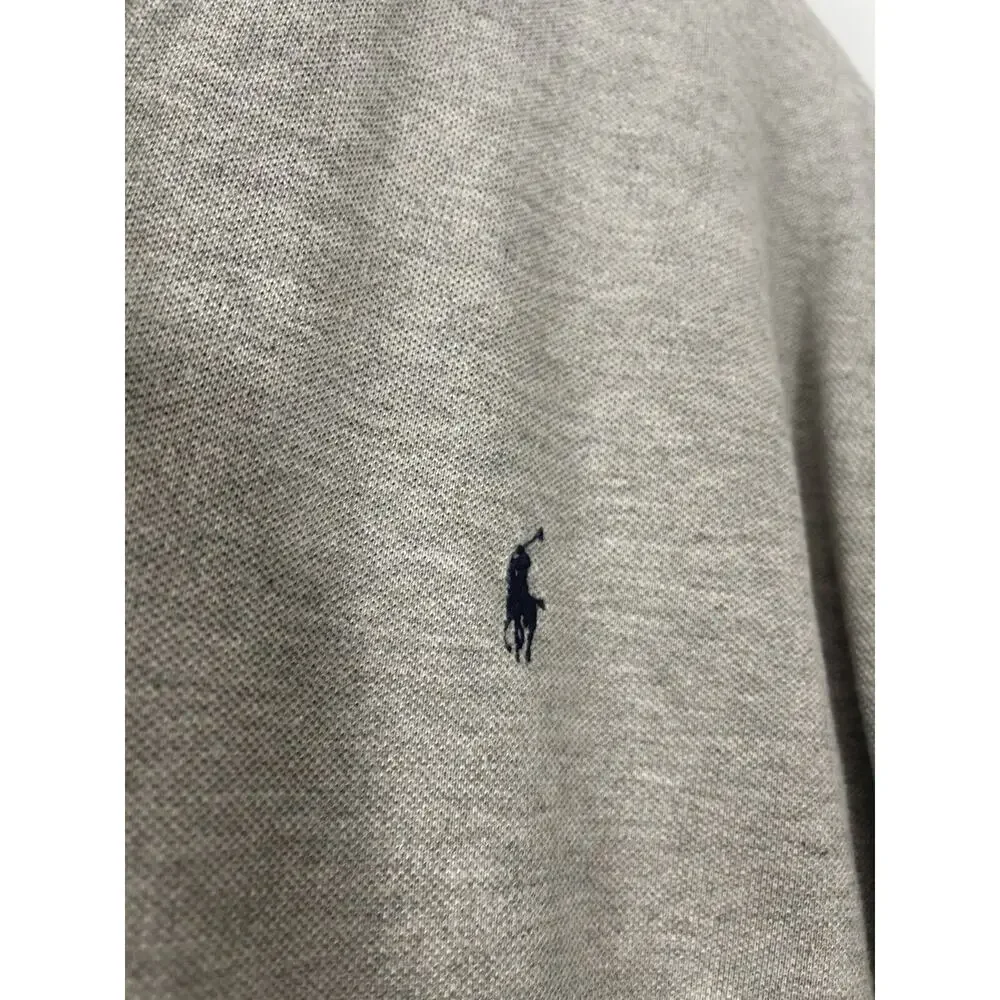 Polo Ralph Lauren Shirt Mens 2XL Polo Gray Long Sleeve Classic N28